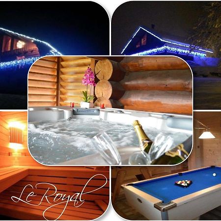 Chalet Spa Le Royal Nathalie Mn La Rouge La Bresse Exterior photo