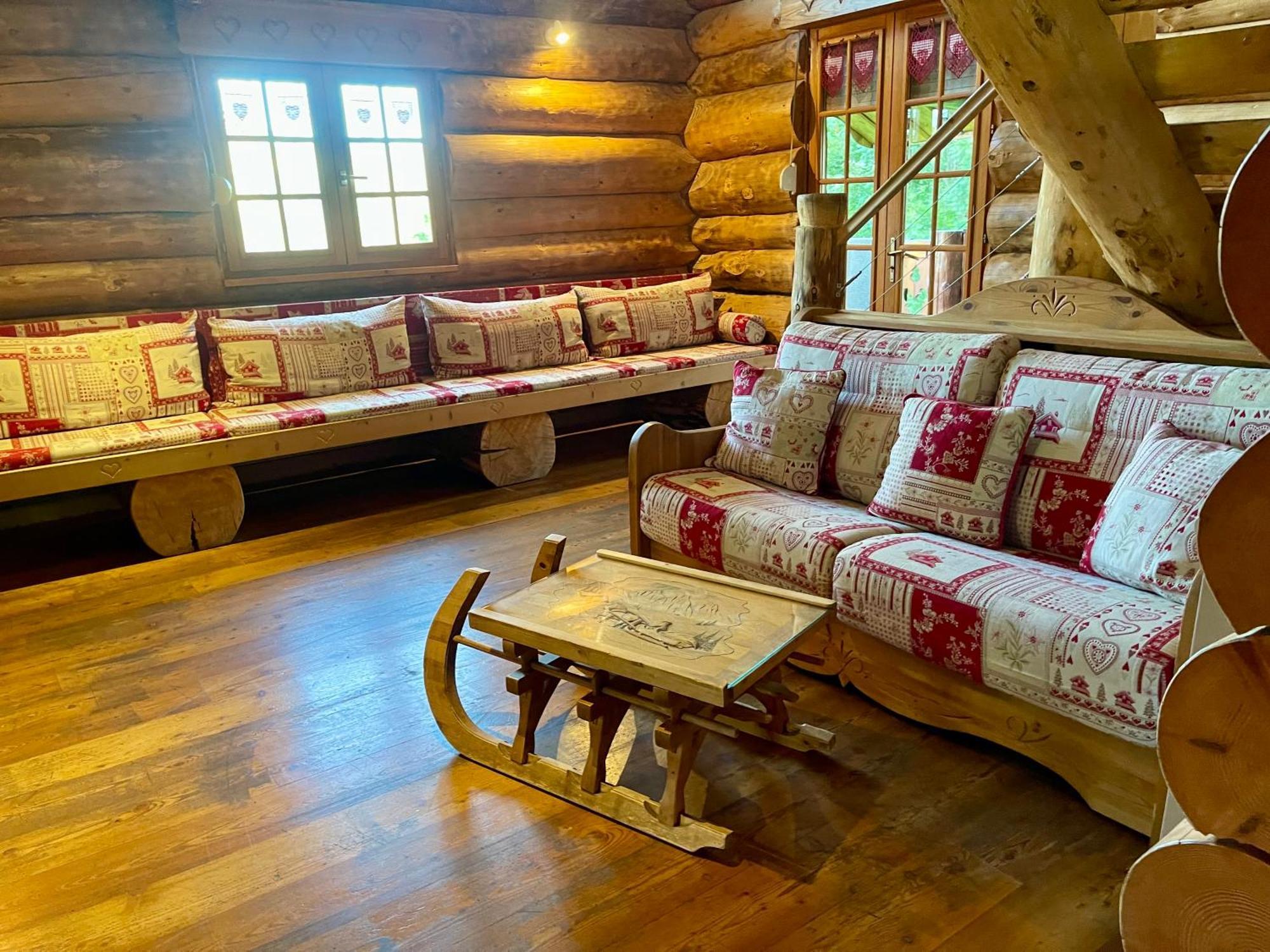 Chalet Spa Le Royal Nathalie Mn La Rouge La Bresse Exterior photo
